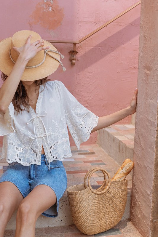 Isla Embroidered Blouse