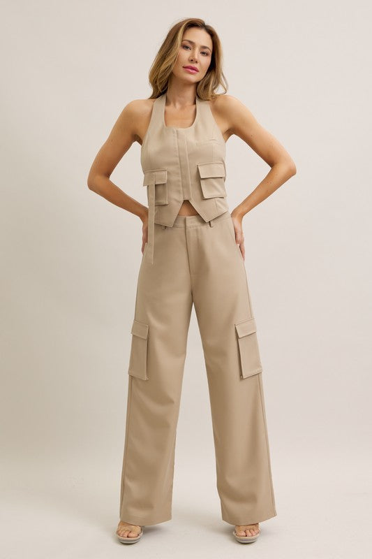Desert Set – Cargo Vest & Pants
