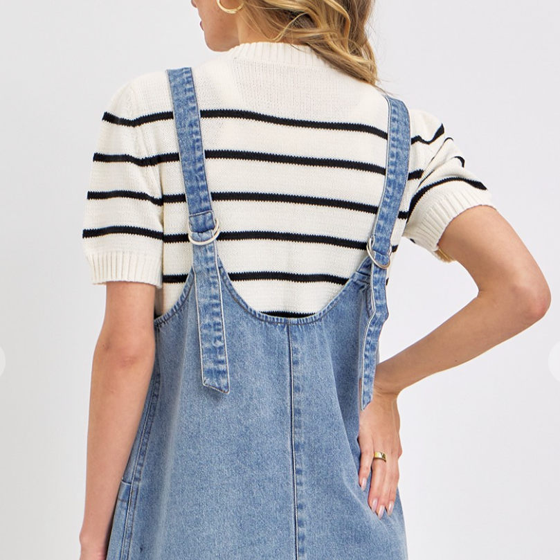 New Arrival - Oversized Denim Overall Dress