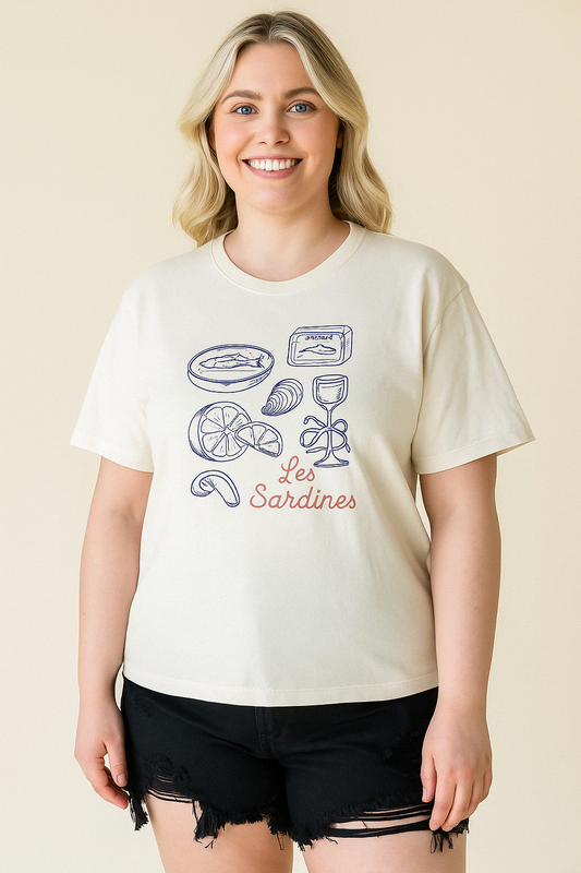 Les Sardines Vintage Graphic Tee