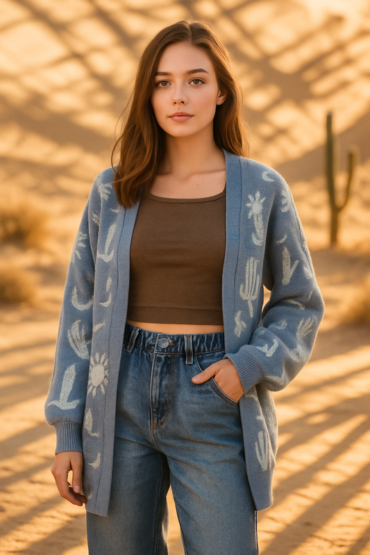 Desert Sun Western Cardigan