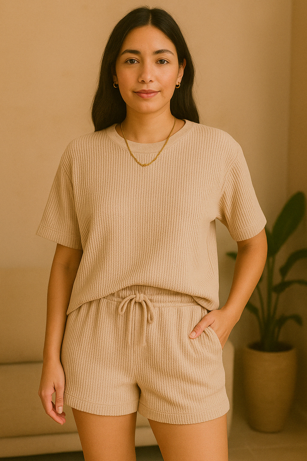 Ribbed Lounge Set
